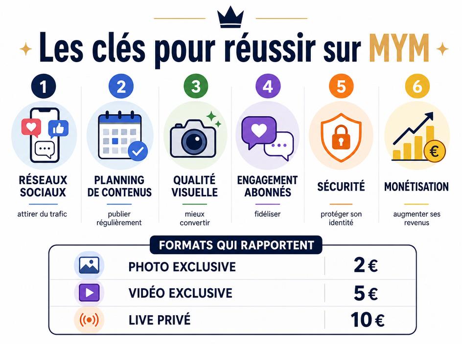 Clés pour réussir sur MYM