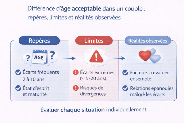 L’impact de l’écart d’âge dépend davantage du contexte relationnel.