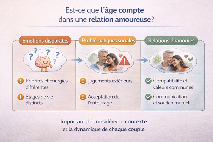Problématiques liées à la différence d'âge.
