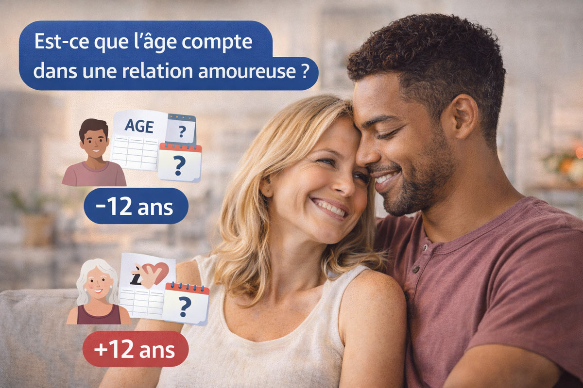 Différence d'âge dans une relation amoureuse.