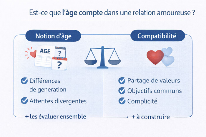 Écart d’âge et différences de stade de vie.