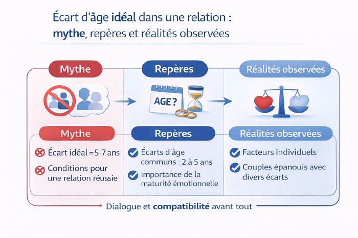 Illustration écart d'âge : Mythe, Repères et Réalités.