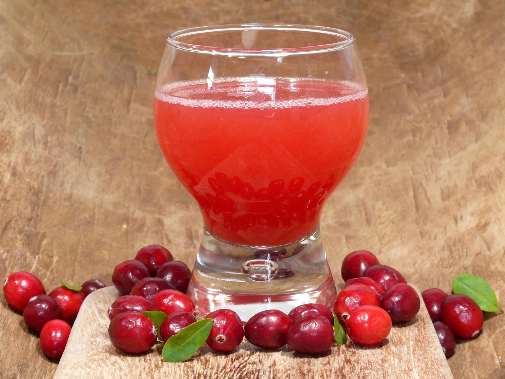 jus de cranberries