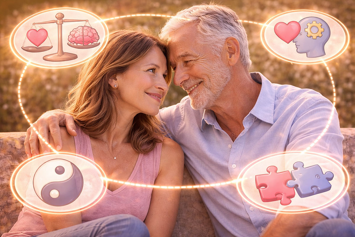 Équilibre émotionnel dans une relation avec différence d’âge